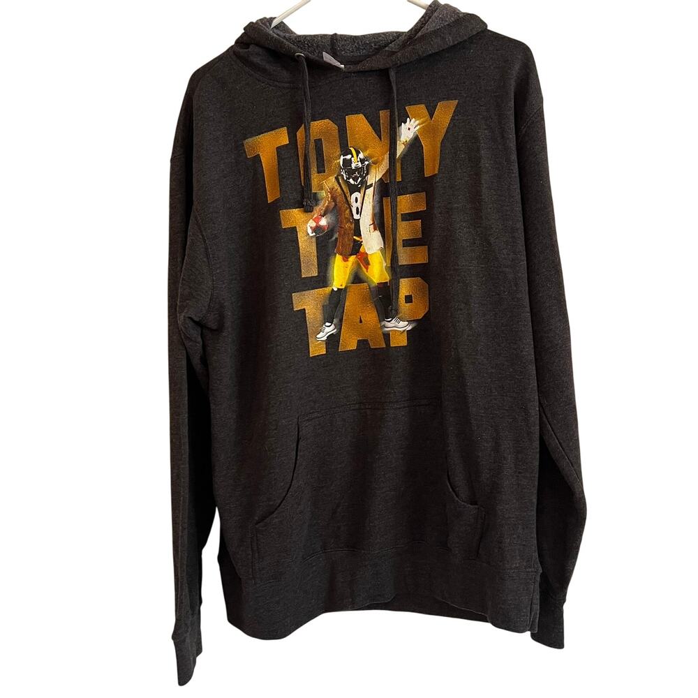 Pittsburgh Steelers Antonio Brown #84 Hoodie XL Tony Toe Tap CTESPN Black‎